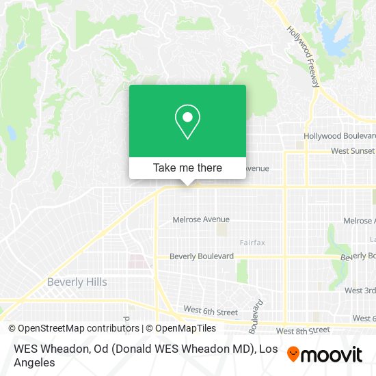 WES Wheadon, Od (Donald WES Wheadon MD) map
