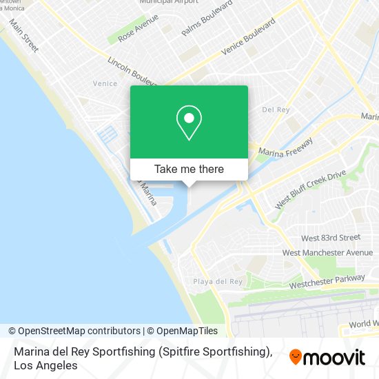 Mapa de Marina del Rey Sportfishing (Spitfire Sportfishing)