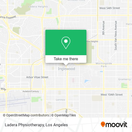 Ladera Physiotherapy map