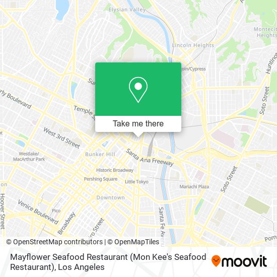 Mapa de Mayflower Seafood Restaurant (Mon Kee's Seafood Restaurant)