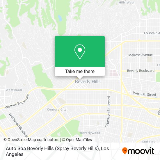 Mapa de Auto Spa Beverly Hills (Spray Beverly Hills)