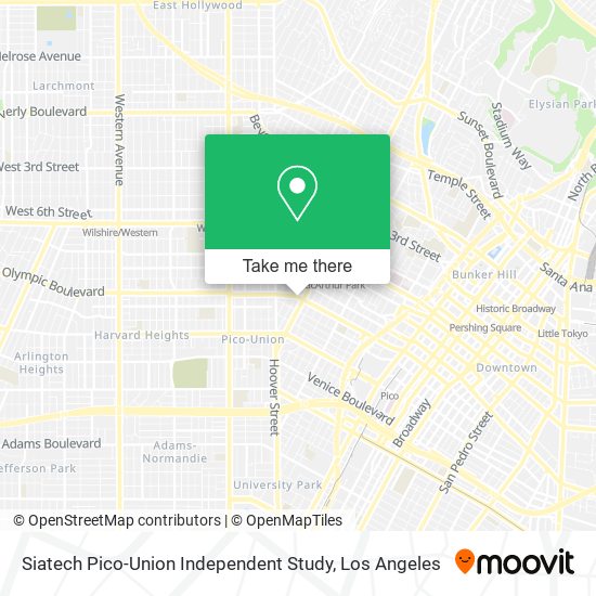 Mapa de Siatech Pico-Union Independent Study