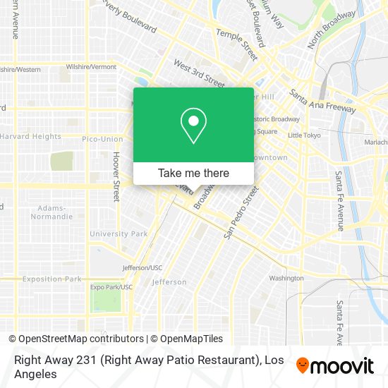 Mapa de Right Away 231 (Right Away Patio Restaurant)