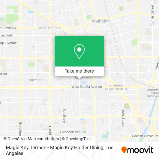 Mapa de Magic Key Terrace - Magic Key Holder Dining