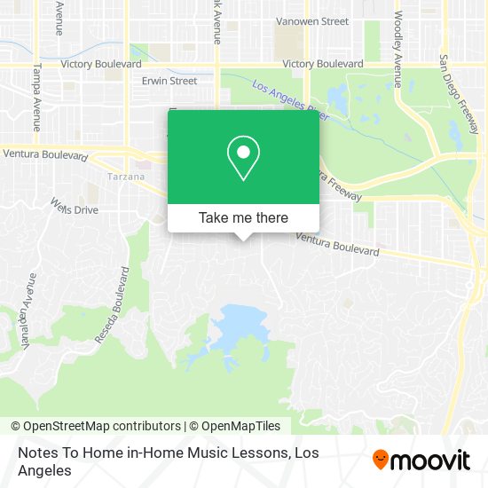 Mapa de Notes To Home in-Home Music Lessons