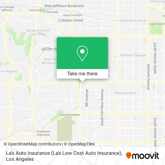 La's Auto Insurance (La's Low Cost Auto Insurance) map