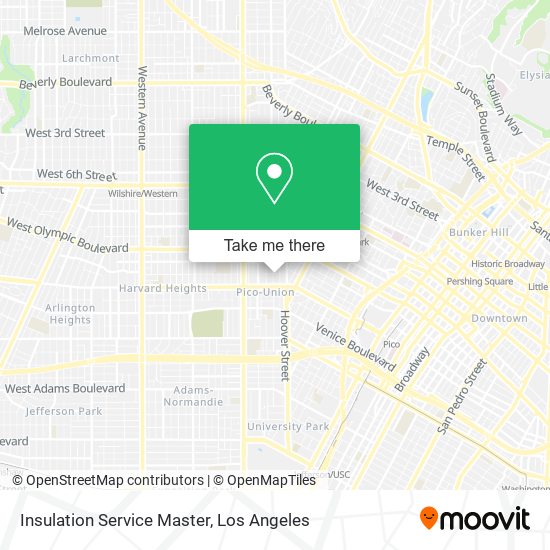 Insulation Service Master map