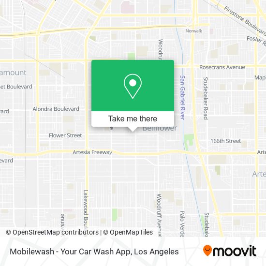 Mobilewash - Your Car Wash App map