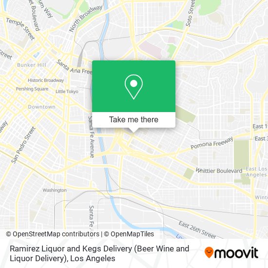 Ramirez Liquor and Kegs Delivery (Beer Wine and Liquor Delivery) map