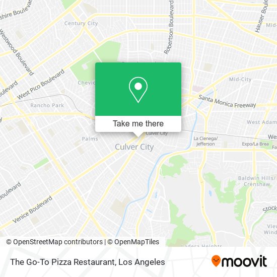 The Go-To Pizza Restaurant map