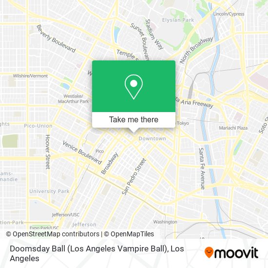 Mapa de Doomsday Ball (Los Angeles Vampire Ball)