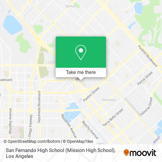 San Fernando High School (Mission High School) map