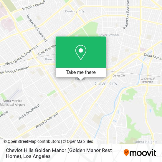 Cheviot Hills Golden Manor (Golden Manor Rest Home) map