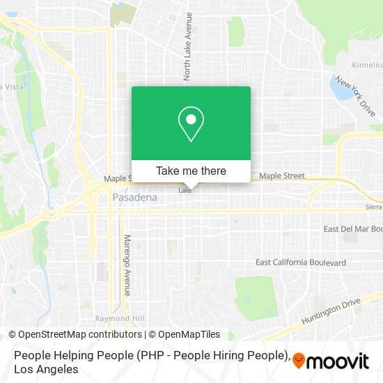 People Helping People (PHP - People Hiring People) map