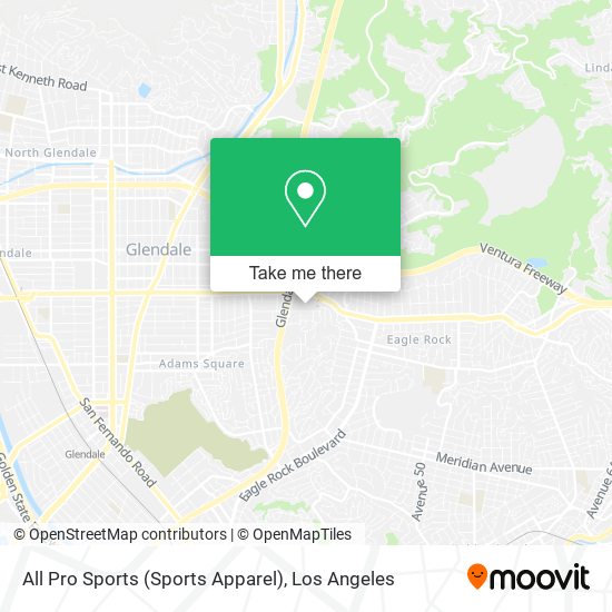 All Pro Sports (Sports Apparel) map