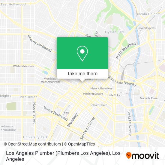 Los Angeles Plumber (Plumbers Los Angeles) map