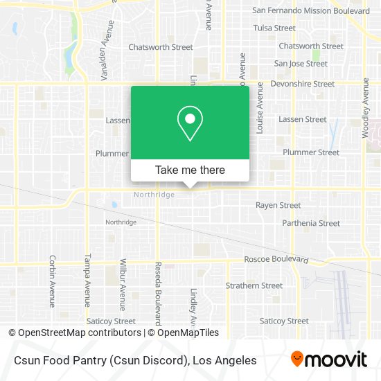 Mapa de Csun Food Pantry (Csun Discord)