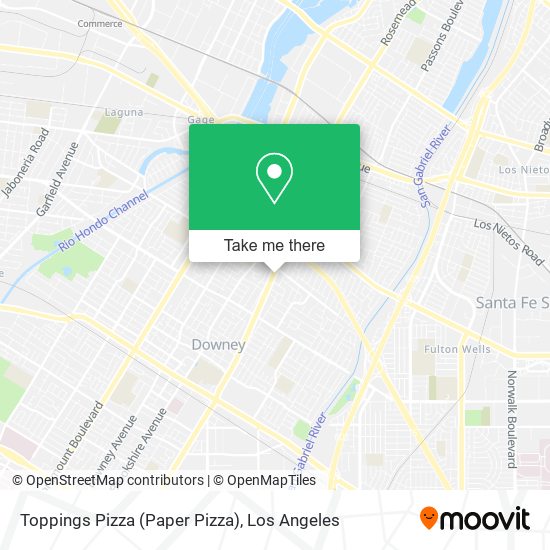 Toppings Pizza (Paper Pizza) map