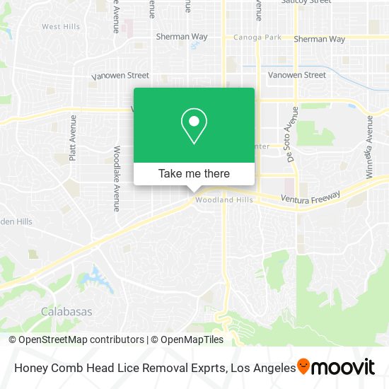 Honey Comb Head Lice Removal Exprts map