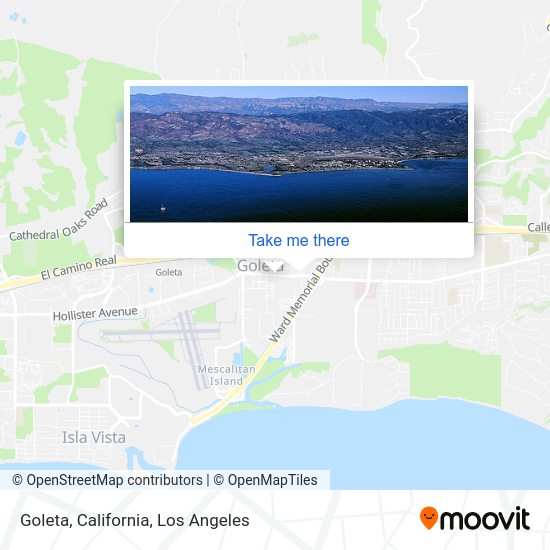 Goleta, California map