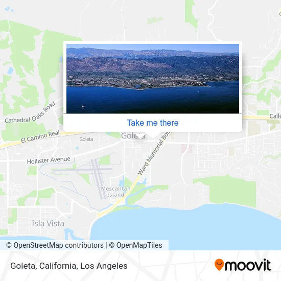 Mapa de Goleta, California