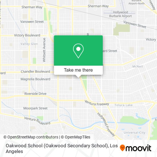 Mapa de Oakwood School (Oakwood Secondary School)