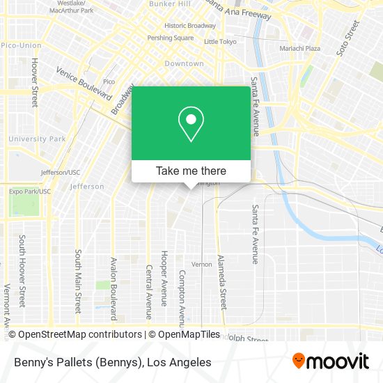 Mapa de Benny's Pallets (Bennys)