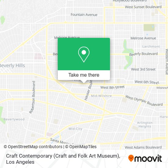 Craft Contemporary (Craft and Folk Art Museum) map