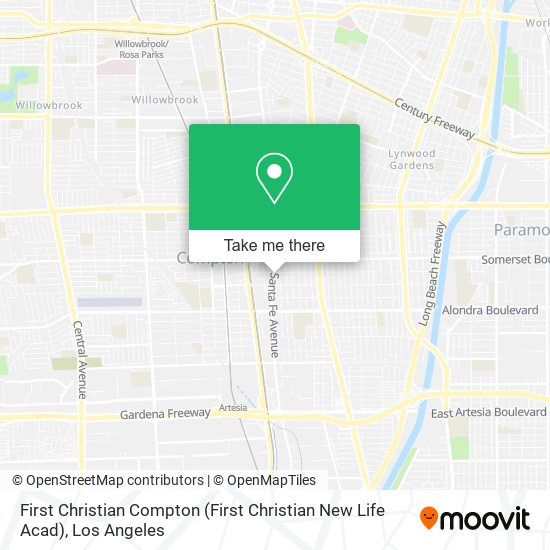 First Christian Compton (First Christian New Life Acad) map