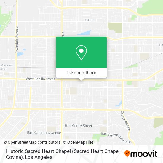 Historic Sacred Heart Chapel map