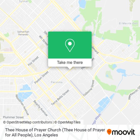 Thee House of Prayer Church (Thee House of Prayer for All People) map