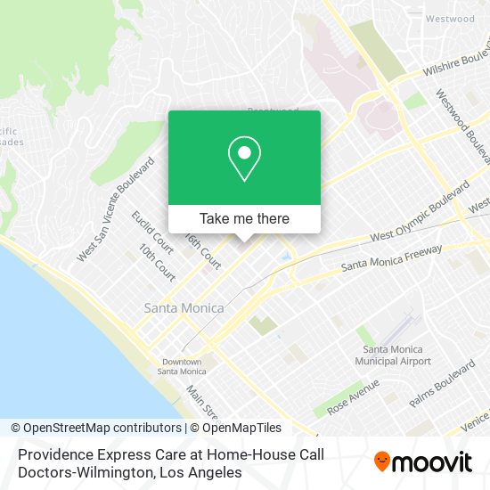 Mapa de Providence Express Care at Home-House Call Doctors-Wilmington