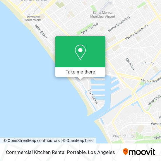 Mapa de Commercial Kitchen Rental Portable