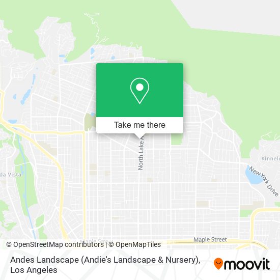 Andes Landscape (Andie's Landscape & Nursery) map