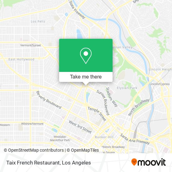 Taix French Restaurant map