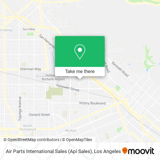 Air Parts International Sales (Api Sales) map