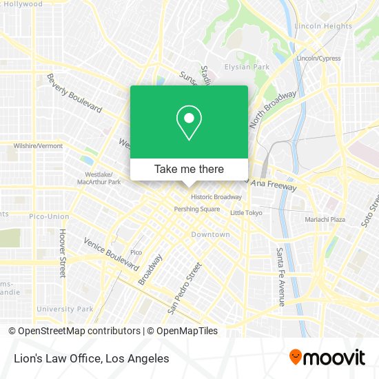 Mapa de Lion's Law Office