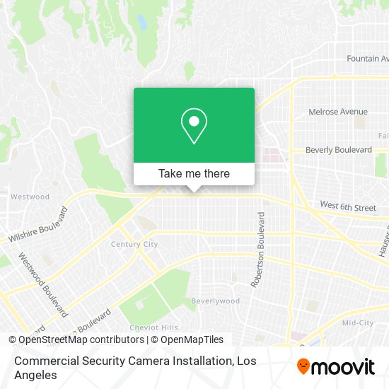 Commercial Security Camera Installation map
