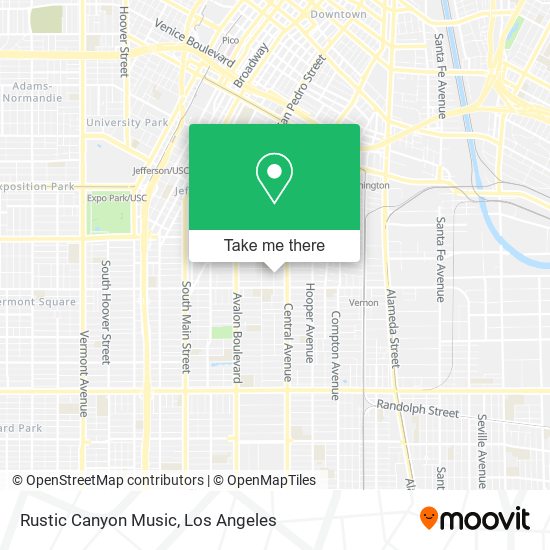 Rustic Canyon Music map