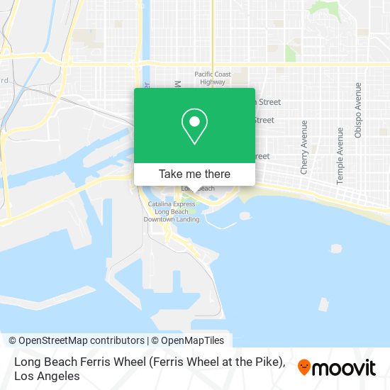 Mapa de Long Beach Ferris Wheel (Ferris Wheel at the Pike)