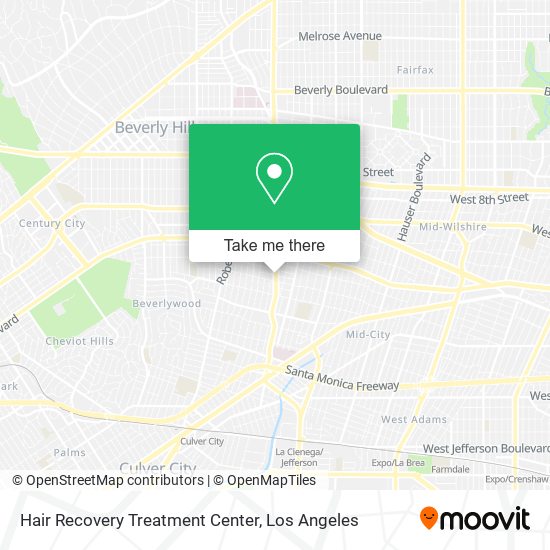 Hair Recovery Treatment Center map