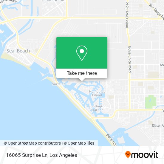 Mapa de 16065 Surprise Ln
