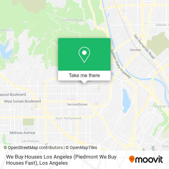 We Buy Houses Los Angeles (Piedmont We Buy Houses Fast) map