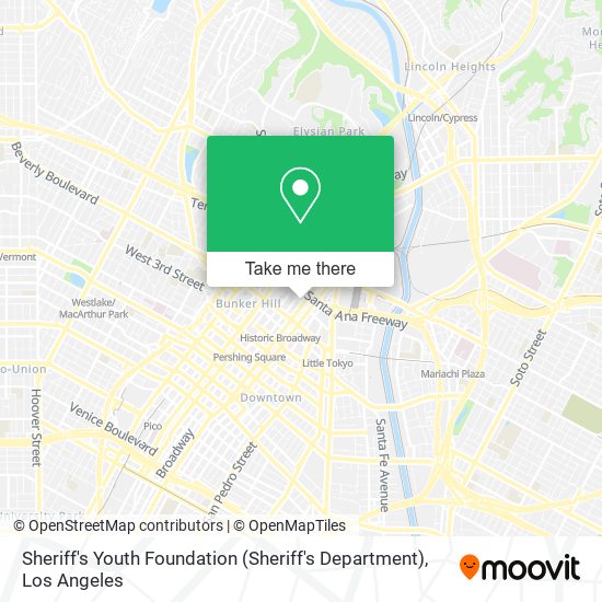 Sheriff's Youth Foundation (Sheriff's Department) map