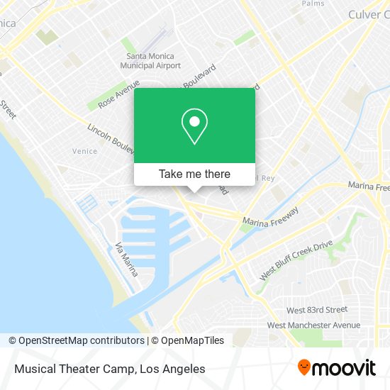 Mapa de Musical Theater Camp