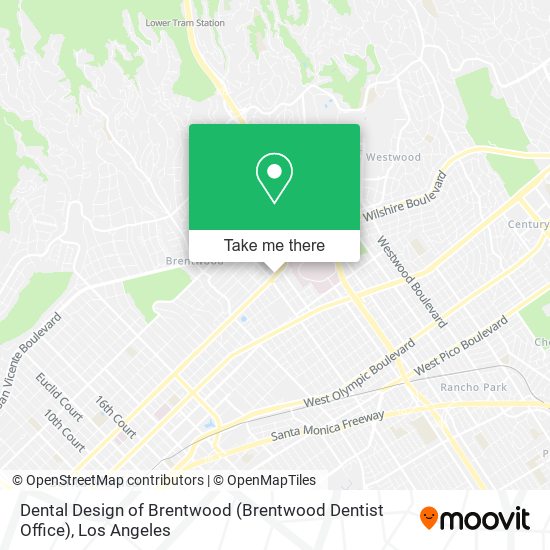 Dental Design of Brentwood (Brentwood Dentist Office) map