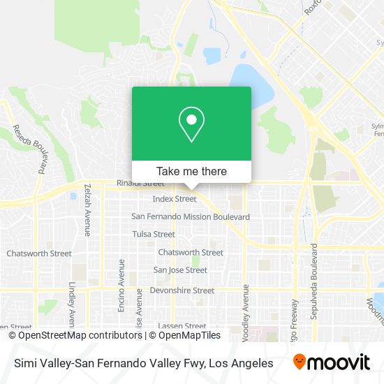 Mapa de Simi Valley-San Fernando Valley Fwy