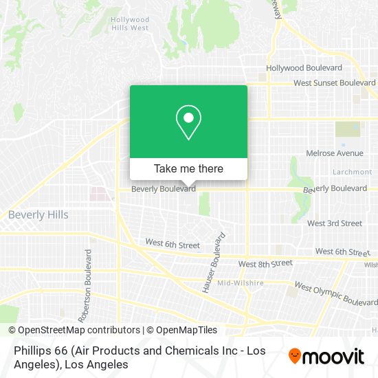 Phillips 66 (Air Products and Chemicals Inc - Los Angeles) map