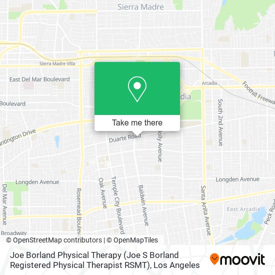 Mapa de Joe Borland Physical Therapy (Joe S Borland Registered Physical Therapist RSMT)