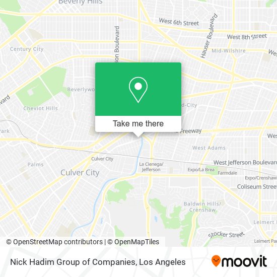 Nick Hadim Group of Companies map